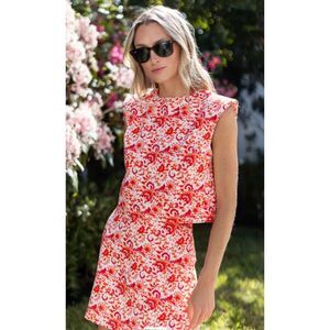 NWOT Julia Amory Gidget two piece set S/M $356 E17